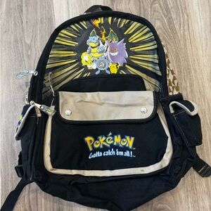 Vintage 1999 Pokémon Backpack, featuring iconic first-generation